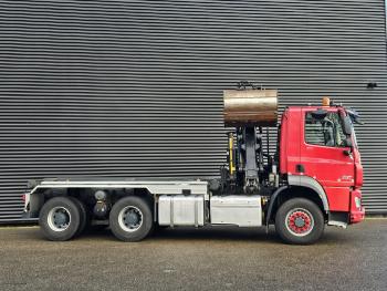 Ginaf CF 410 / 6x4/6x6 / PALFINGER Z-KRAAN + NCH CONTAINER SYSTEEM